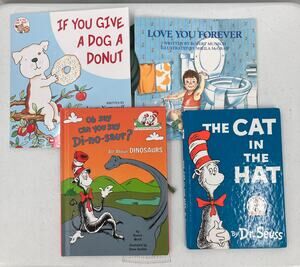 Bundle Paperback Hardcover Dr. Seuss If You Give Love You Forever Picture Books